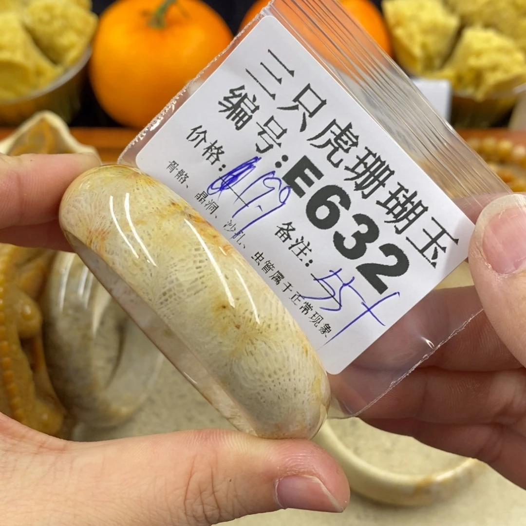 硅化珊瑚（珊瑚玉）1未镶嵌燕*