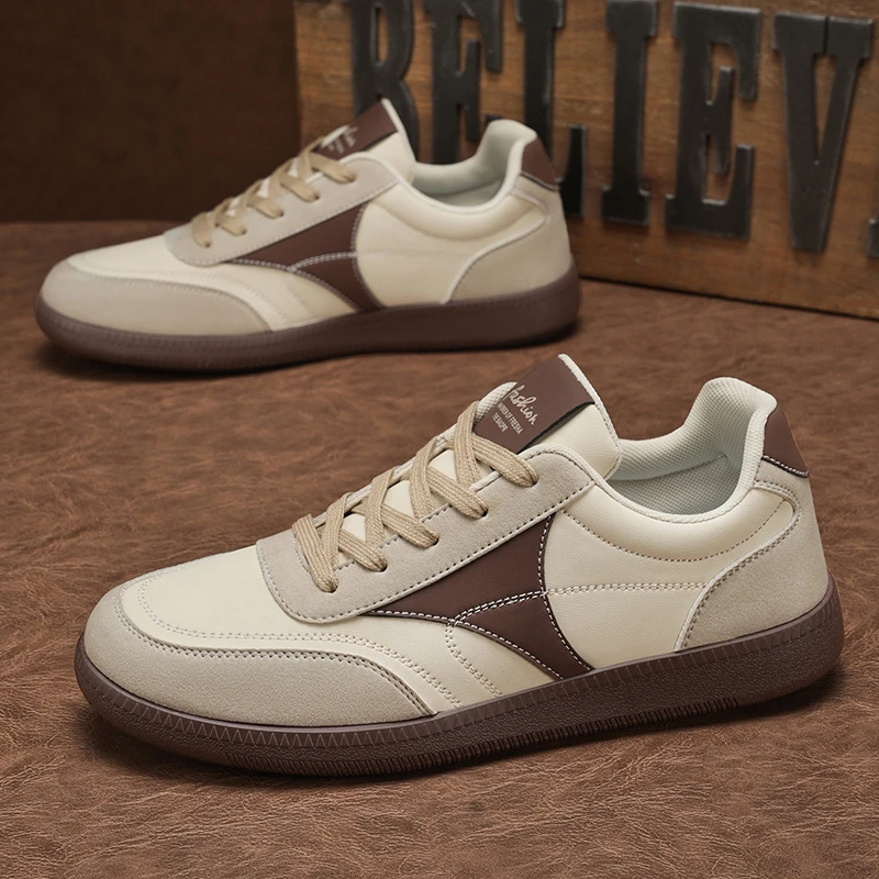 BOMP正品男鞋春季新款港风小众时尚休闲低帮板鞋男款运动德训潮鞋