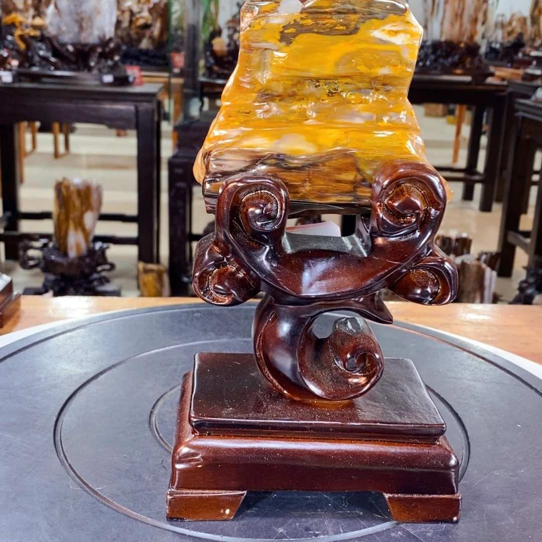 硅化玉未镶嵌珠宝奇石