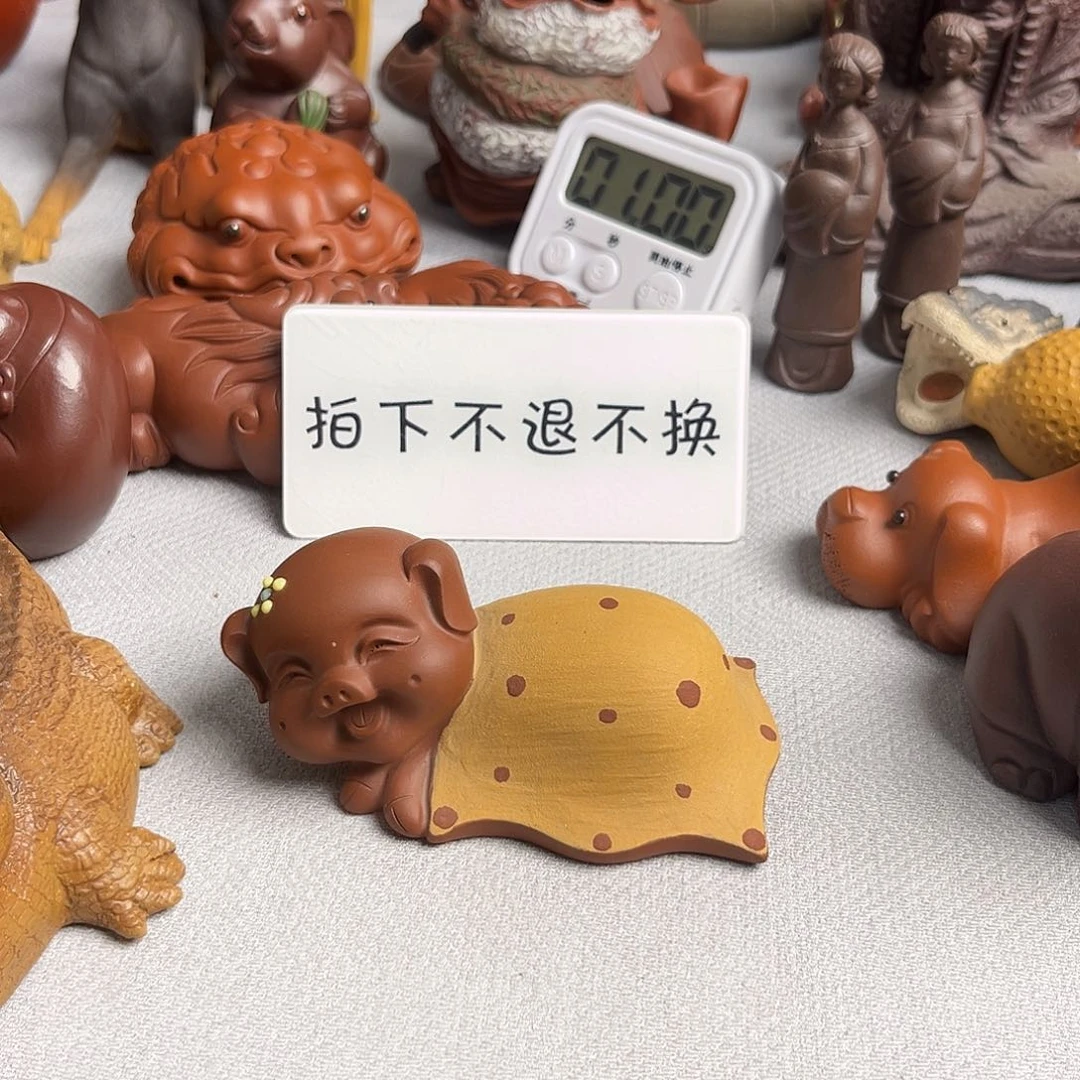 紫砂茶宠虎****哥紫砂瑕疵