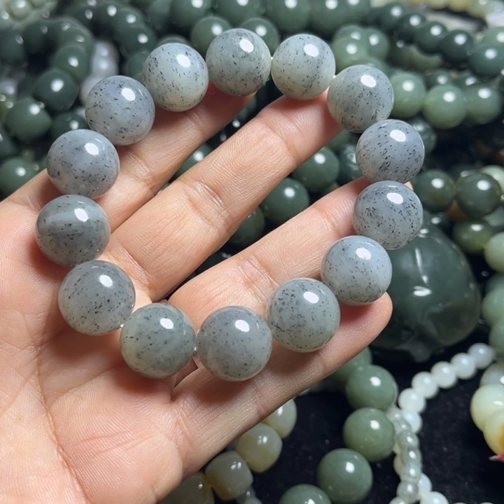 和田玉手串未镶嵌16