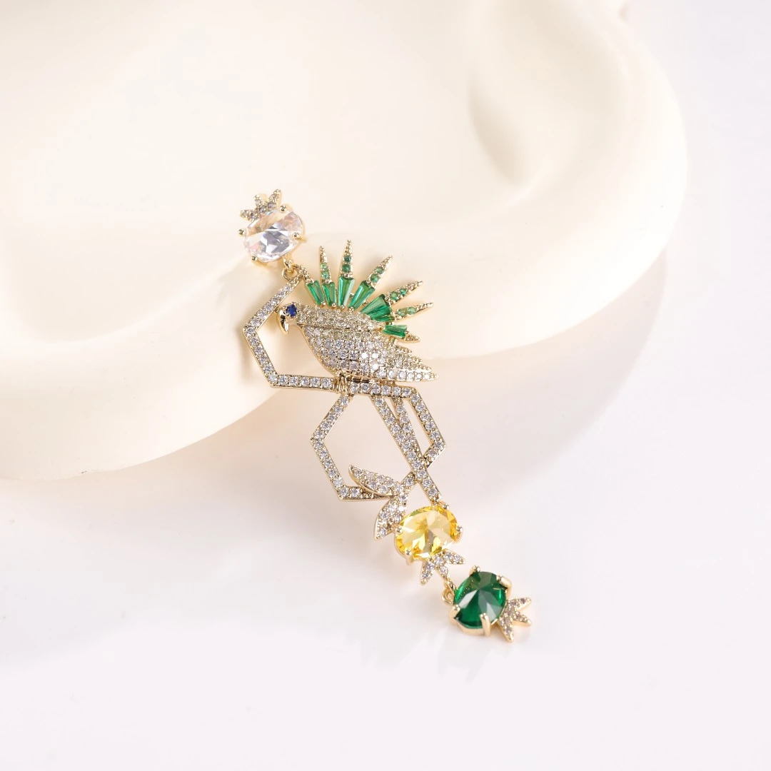 铜合金锆石吊坠 重工镶嵌百搭吊坠（不含链）BF38XVPC-19437