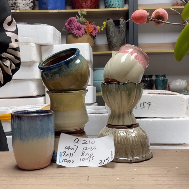 粗陶多肉花盆微瑕210