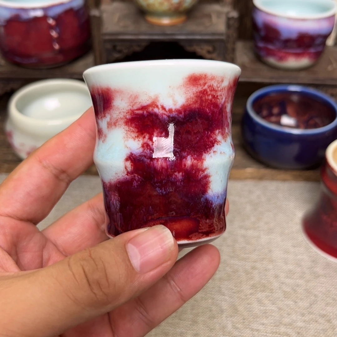 钧瓷手工制作烧制的
