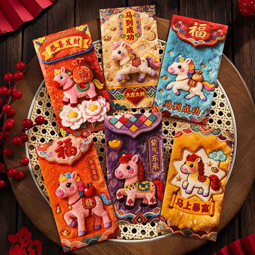 马年春节创意红包新款卡通可爱生肖个性创意春节过年红包袋