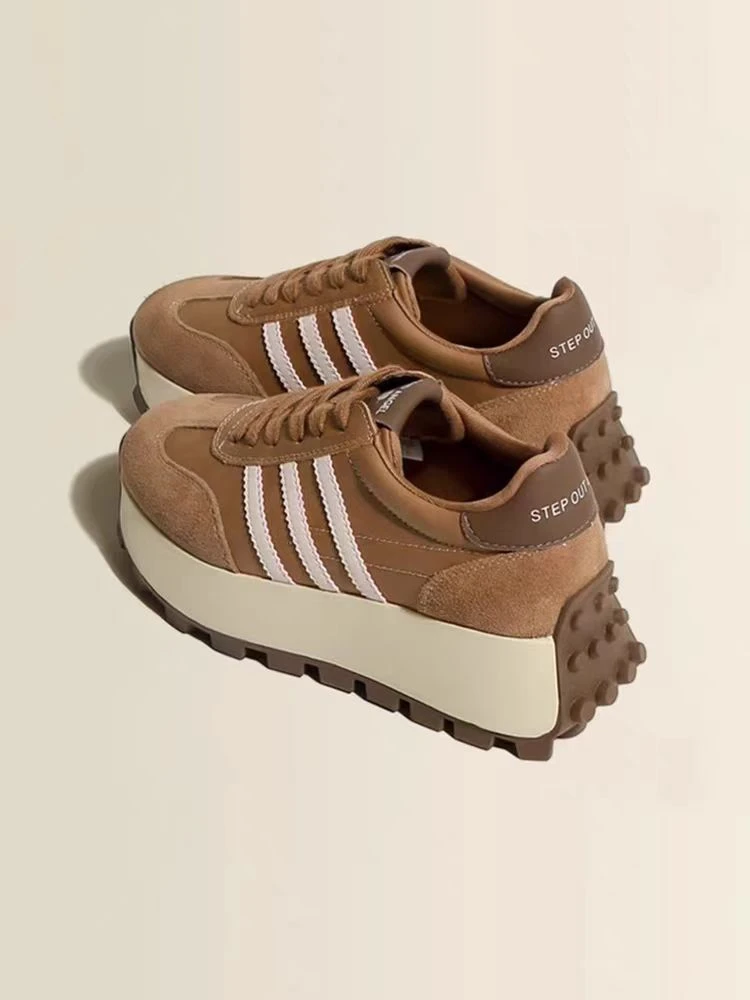 阿甘鞋女华夫小蛮腰新款女鞋厚底爆款百搭运动老爹鞋  39-77897