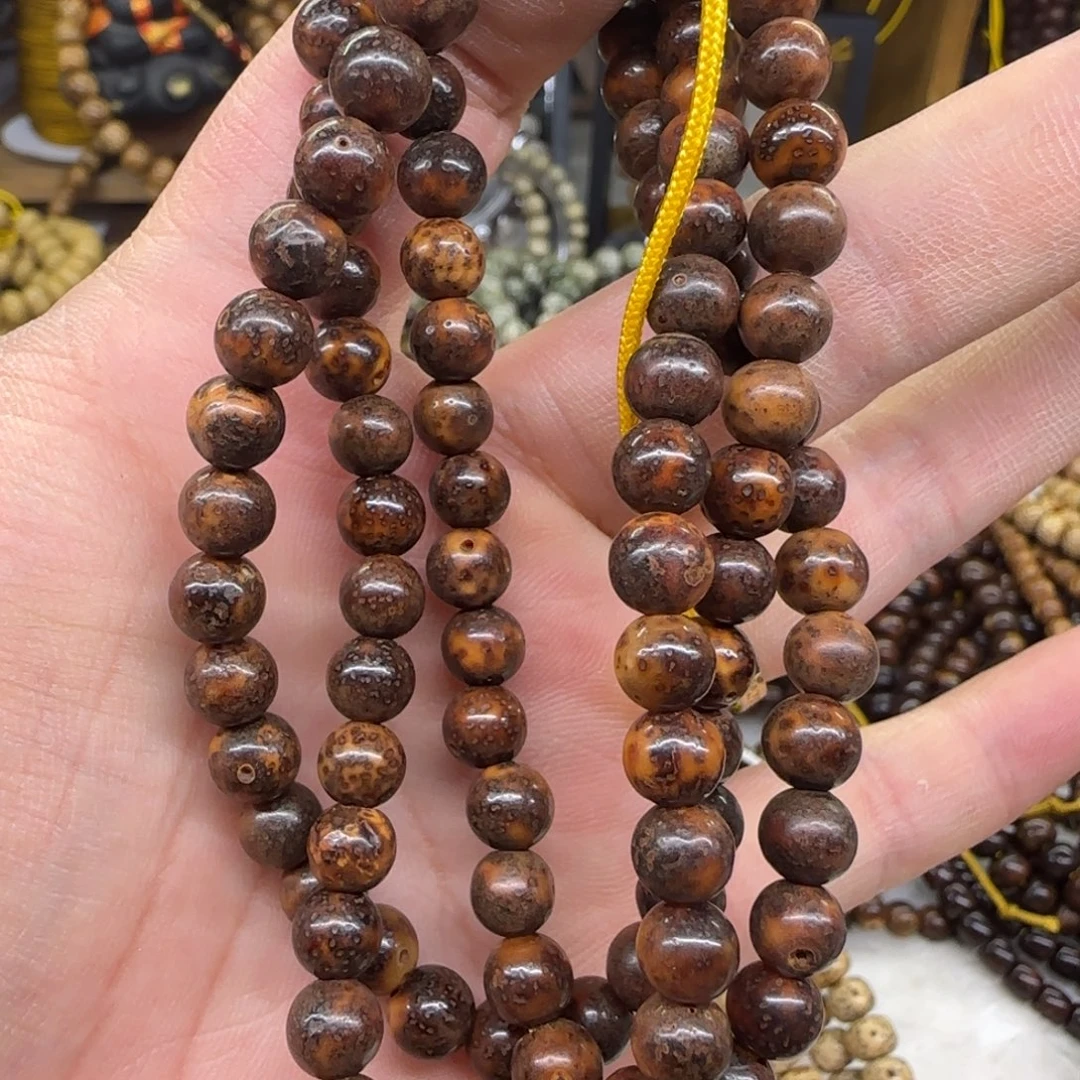 天***化星月菩提吊坠7陈籽圆脖挂