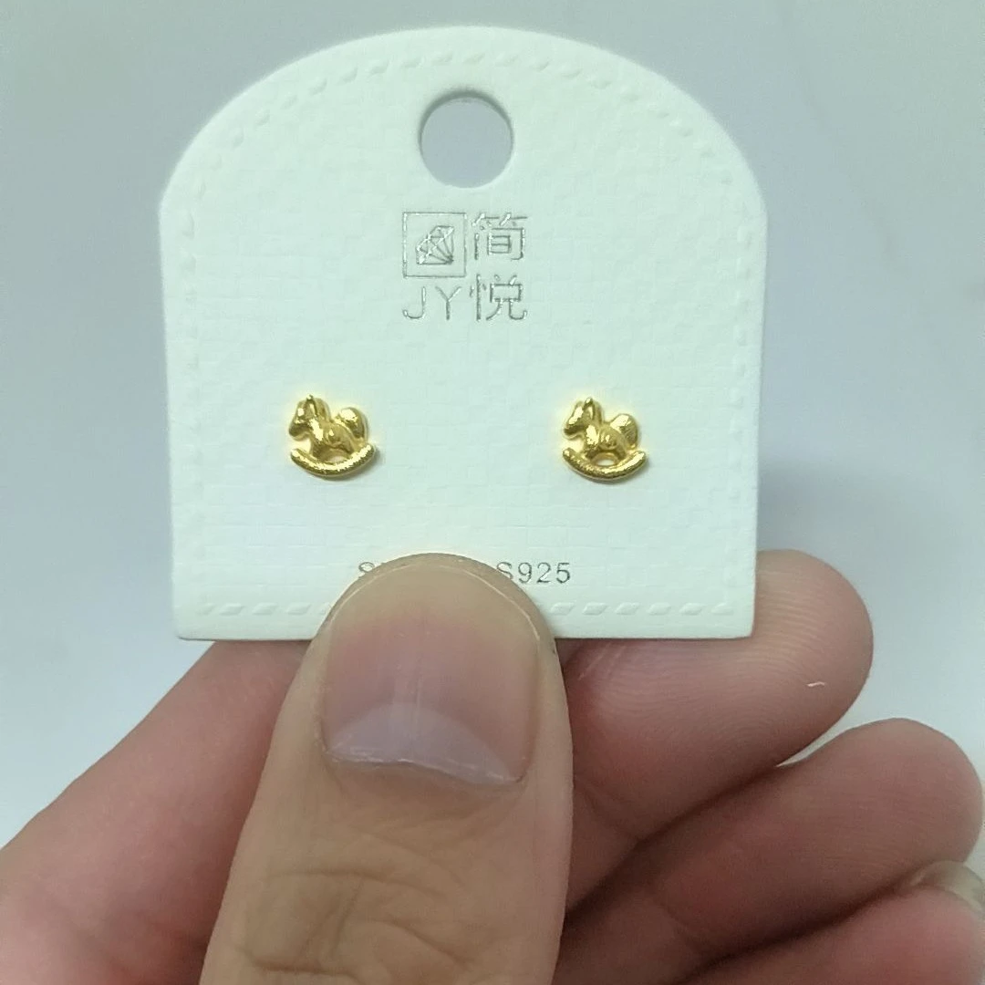 925银耳饰 百搭925通体纯银马上有米耳钉