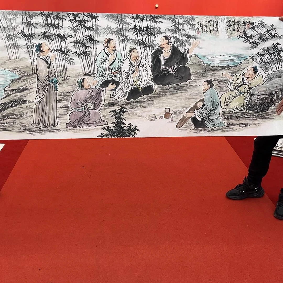 国画满艺字画手绘作品