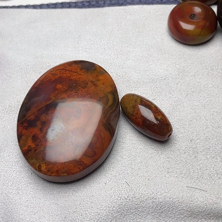 天***键玛瑙/玉髓未镶嵌宣化战国红玛瑙