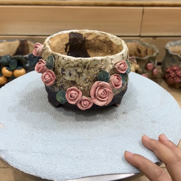 陶然多肉花盆百搭