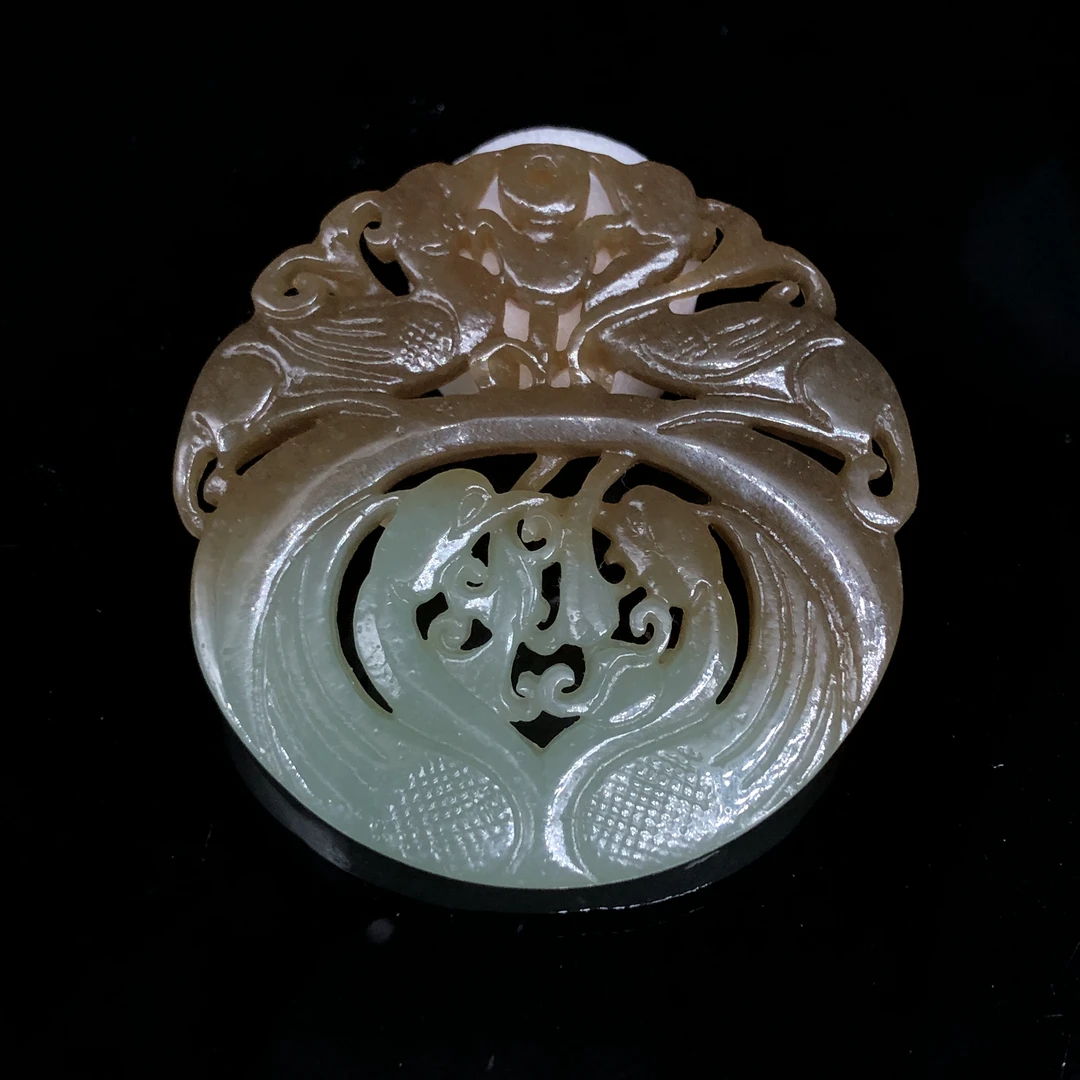 48和田糖白仿古龙凤/701405保利厦门拍卖