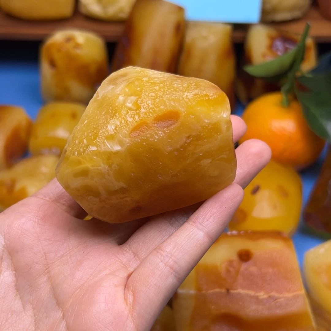 K***o定制琥珀未镶嵌琥珀蜜蜡