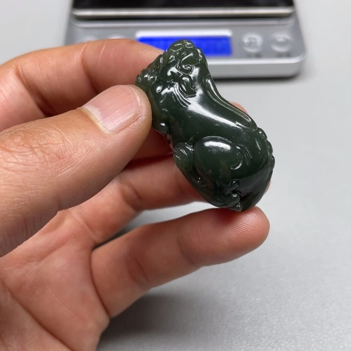 和田玉吊坠(不含链)未镶嵌人*众