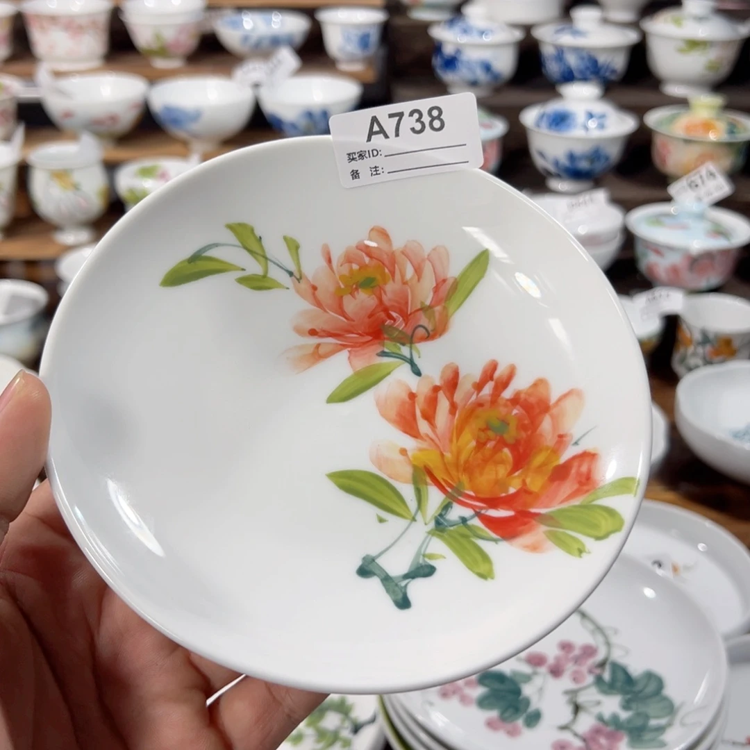 景德镇手工手绘陶瓷6寸