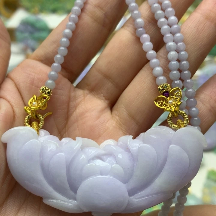 颈饰未镶嵌翡翠翡翠