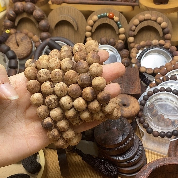 黄花梨/降香黄檀老料藤心白油1.2单圈