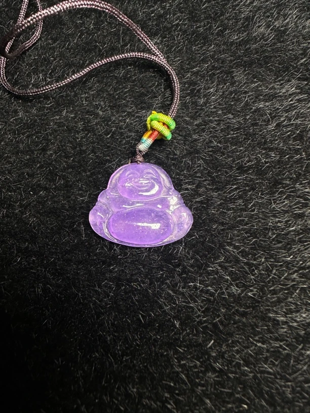DJY 紫色小佛公吊坠