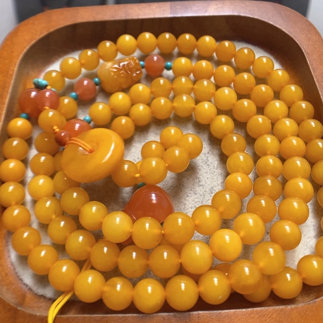 蜜蜡未镶嵌手串蜜蜡
