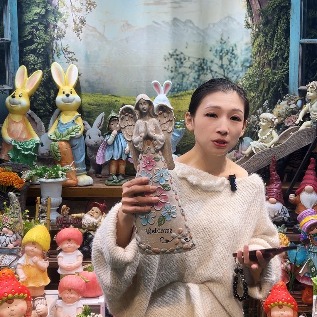 花园摆件红红火火