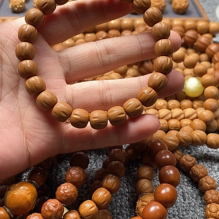 猴头核桃手串手工百香