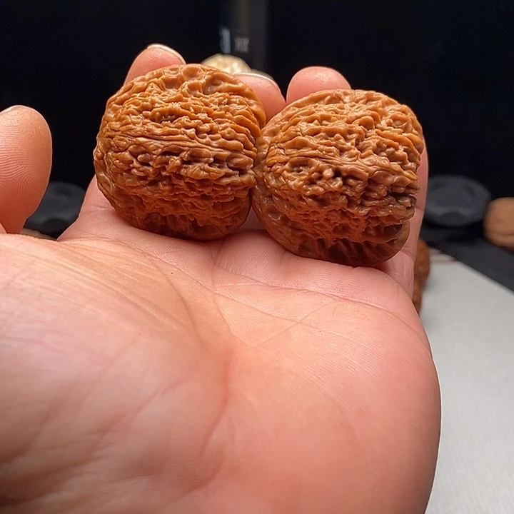 文玩核桃把件42尺蚂蚁拉丝南疆