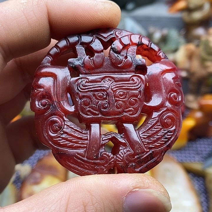 未镶嵌蛇纹石玉颈饰