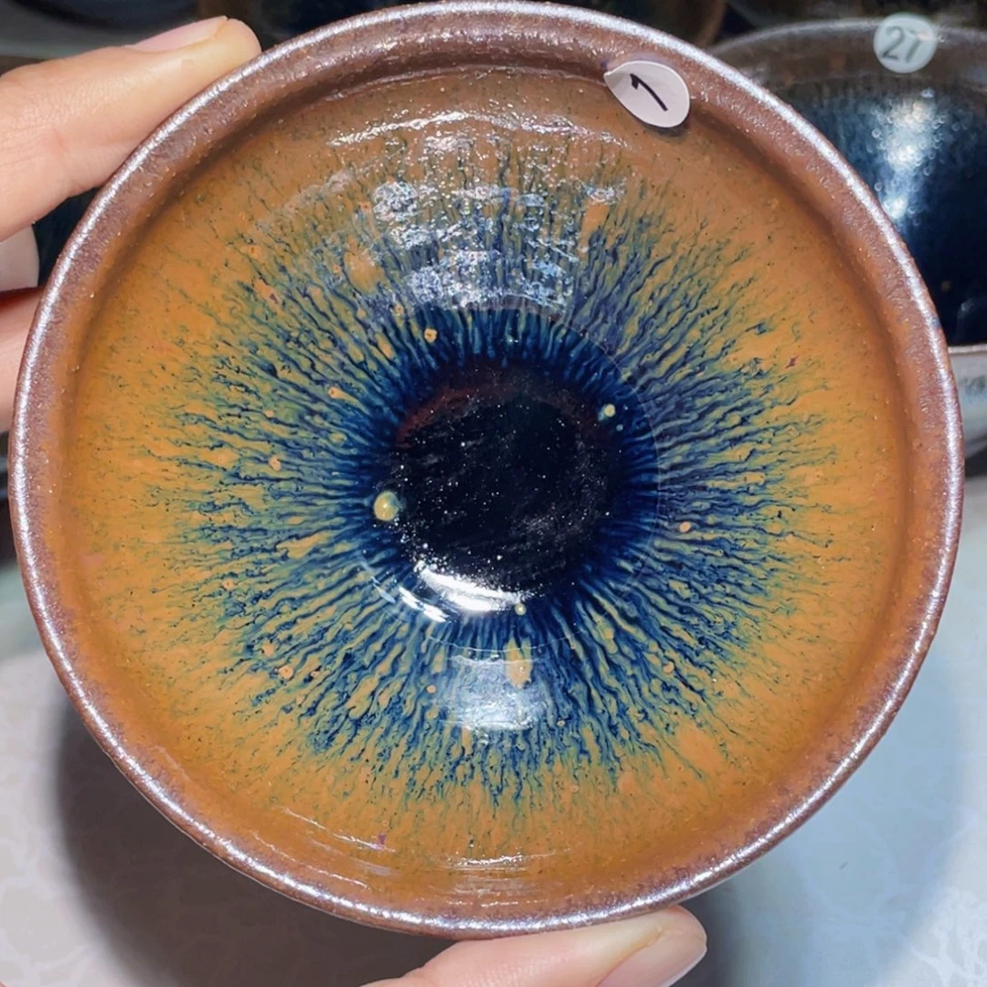 茶盏龙窑柴烧建盏1