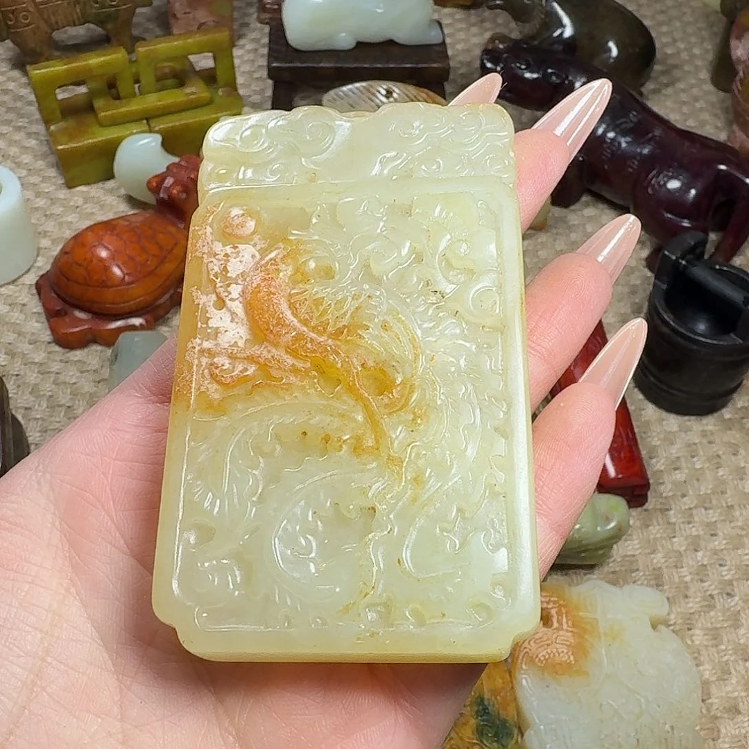 白玉菩提吊坠挂件