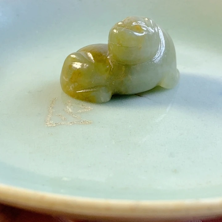 茶室瓷盘上摆件挂件