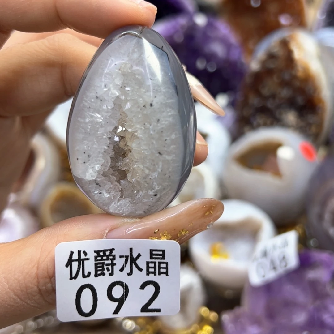 未镶嵌大型摆件（非配饰）紫晶活**逗92