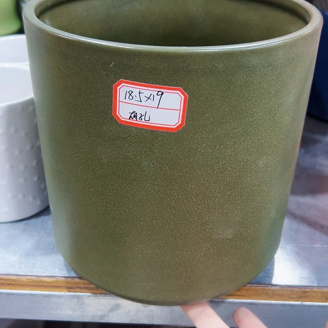 有孔外贸尾单陶瓷花盆凑单10米包邮