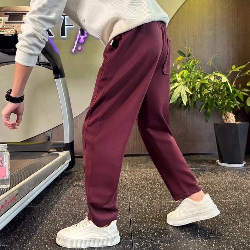 仓石一树潮牌男士宽松直筒卫裤2025秋冬新款潮流痞帅时尚休闲裤子