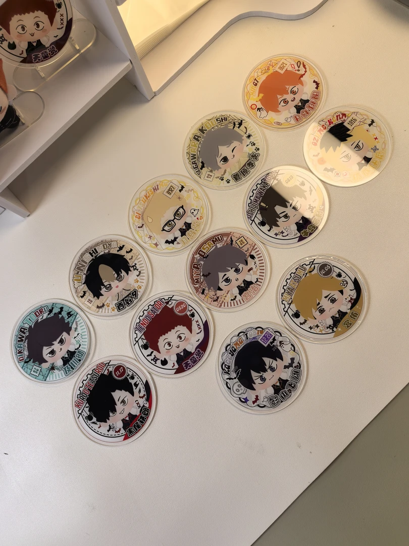 【排球少年】同人二创亚克力杯垫