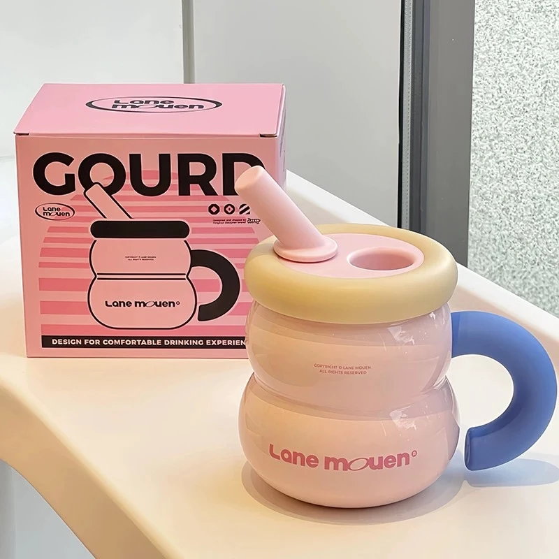 高颜值网红保温杯大容量学生水杯便携不锈钢杯子实用型礼物送女生