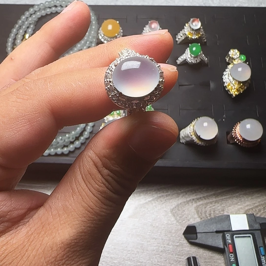 翡翠未镶嵌戒指天然缅甸翡翠