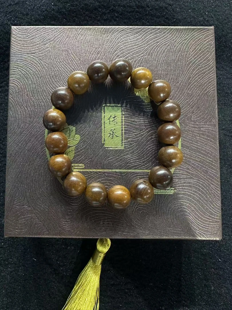 A065    千年枣木 1.2圆珠手串   多样性发货