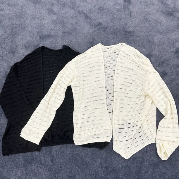 JIEJIEJIA-镂空针织开衫52118