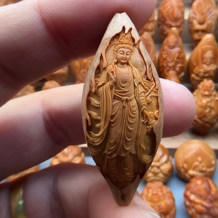 橄榄核吊坠20观音福利