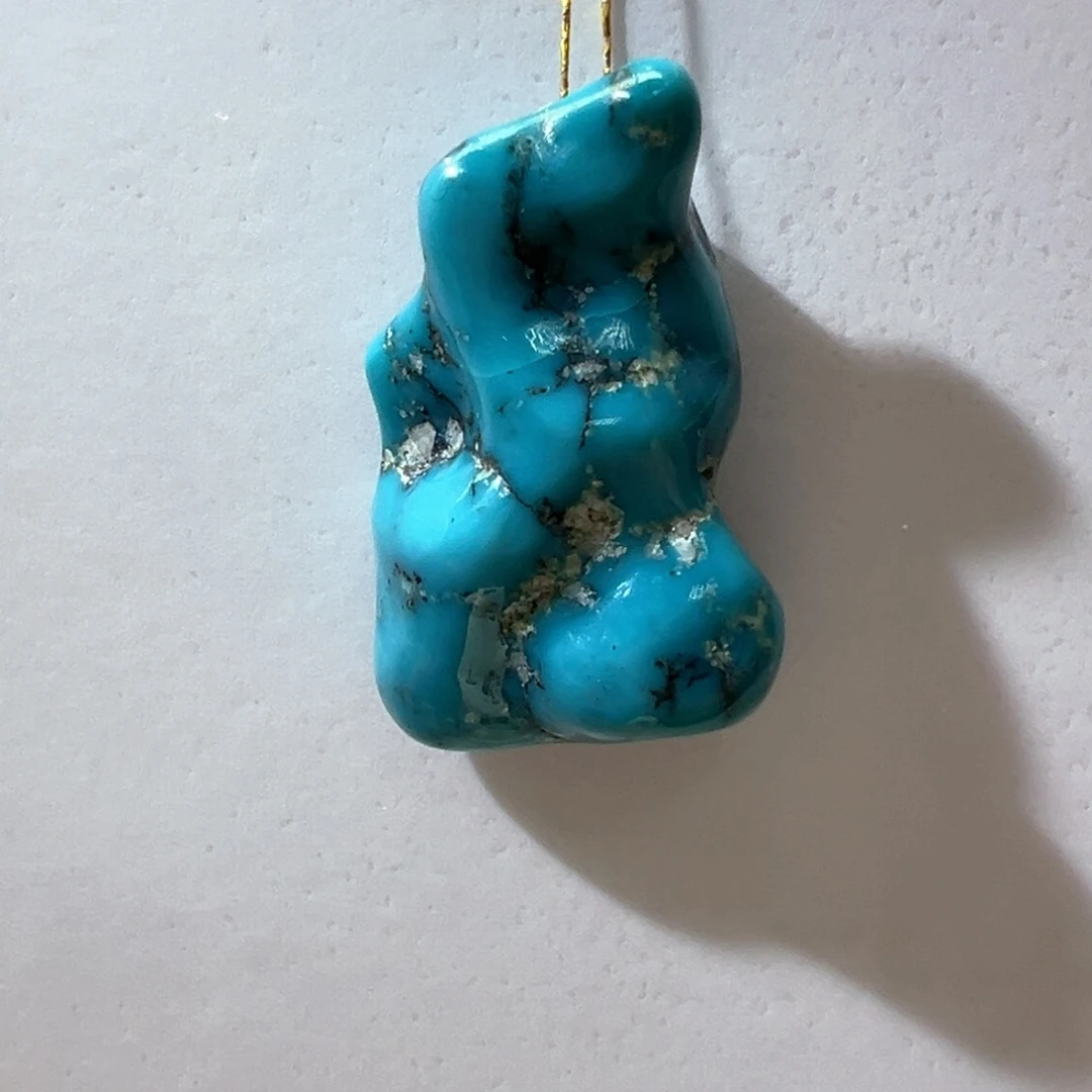 绿松石未镶嵌挂件