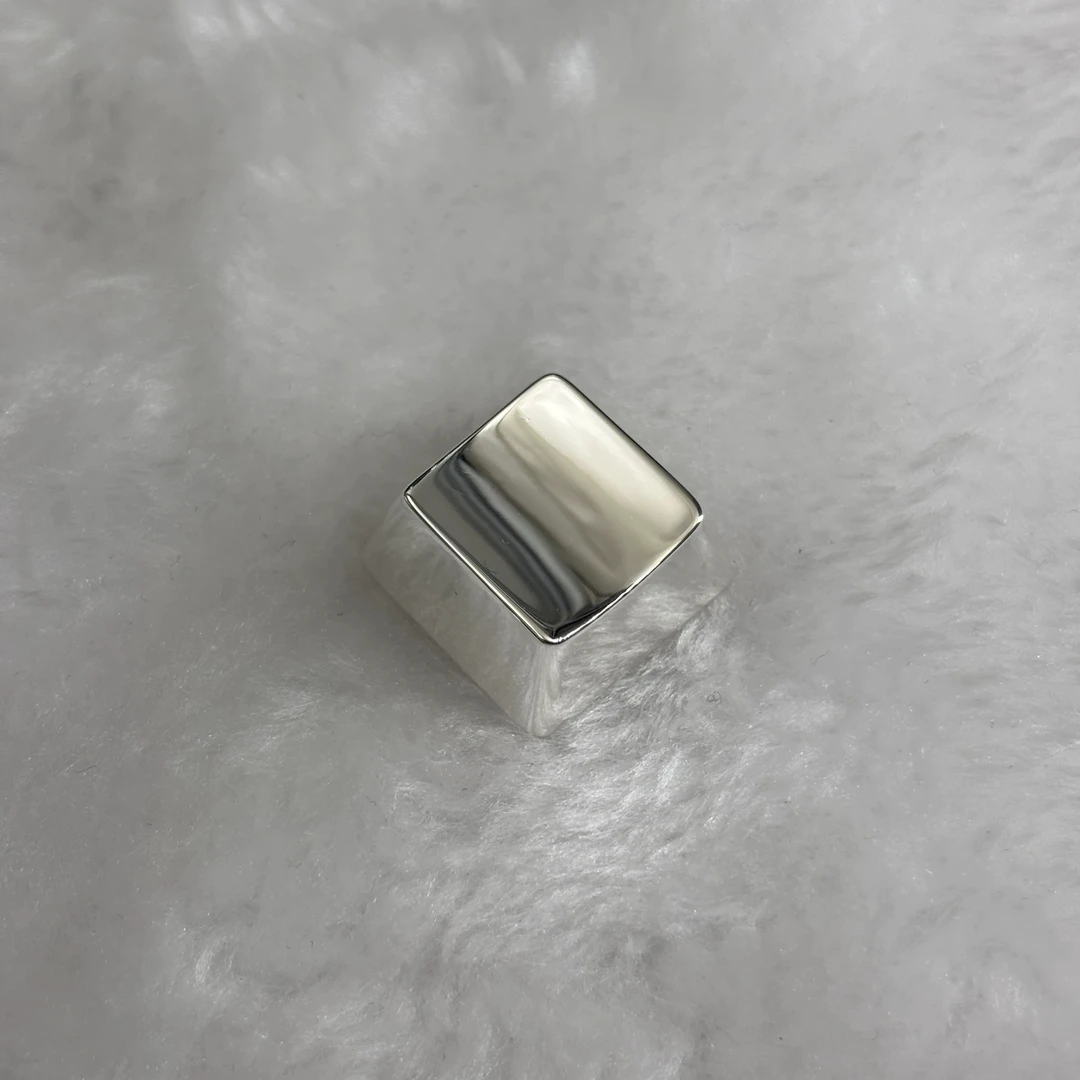 925银银制品 键盘帽定制PVD个性机械键盘帽高端金属材质小众时尚
