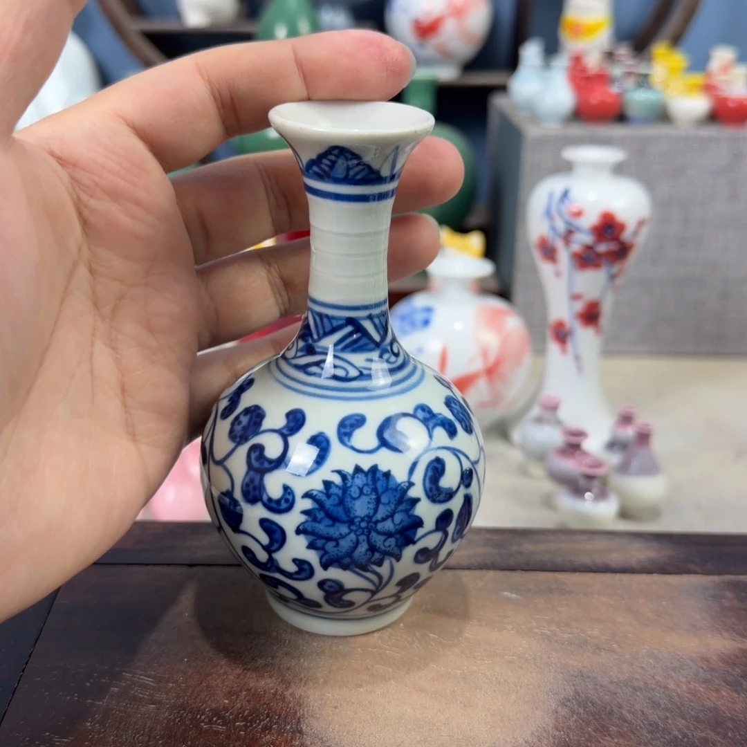 陶瓷手工小花器摆件