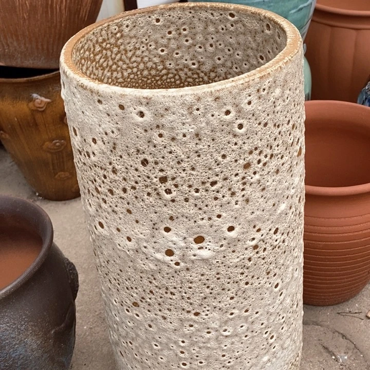 紫砂花盆高约50口约20