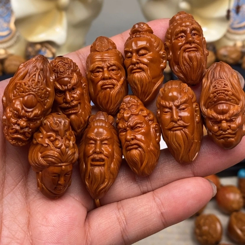 【闪购商品】橄榄核吊坠橄榄手工雕刻工艺