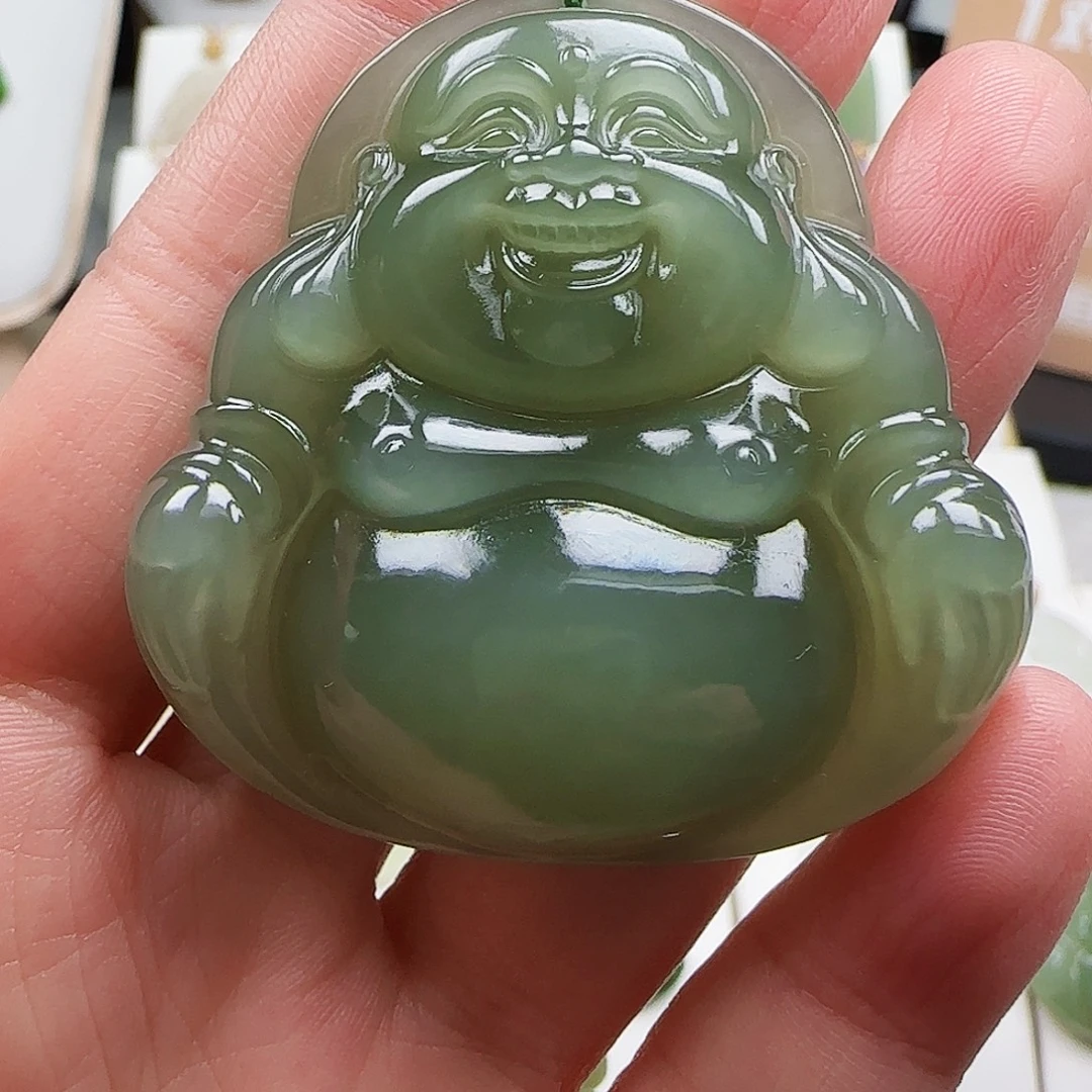 和田玉未镶嵌颈饰45