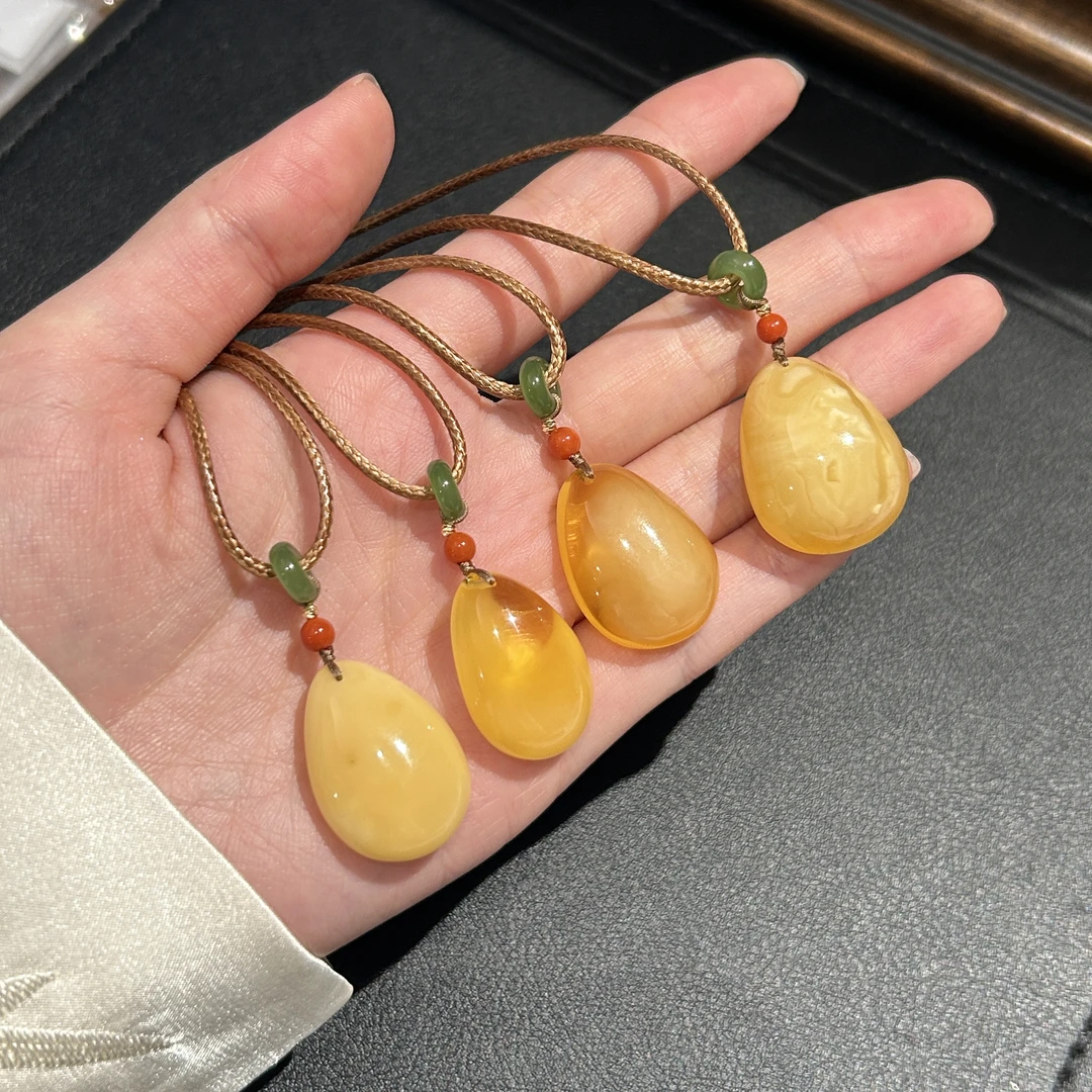 18K金 蜜蜡项链 243759 多样性发一件
