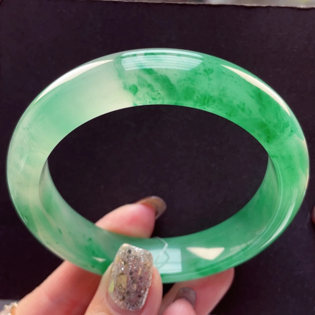 石英质玉未镶嵌手镯57-58