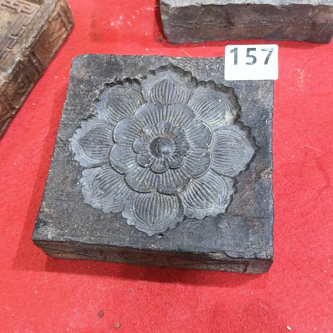 老砖茶台，砚台，画像砖