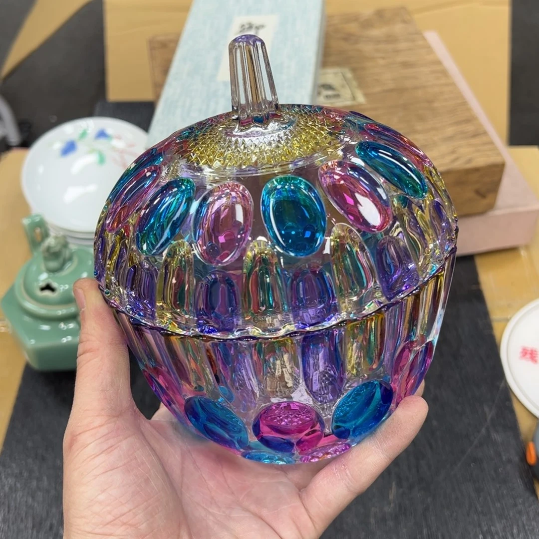 玻璃中古工艺品摆件