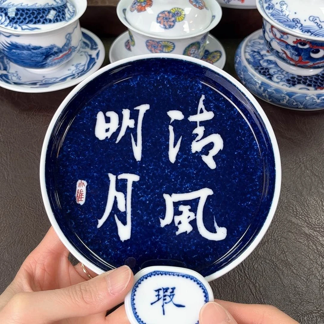 摆件手绘高温瓷器瓷器